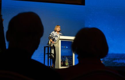 Weltpräsidentin Stephanie Urchick eröffnete die Rotary Peace Conference in Istanbul mit einer klaren Botschaft