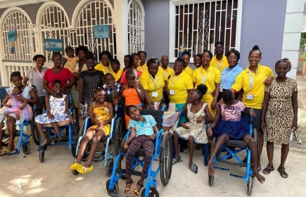 Besuch im Maison de Grace, Cap Haïtien, Haiti